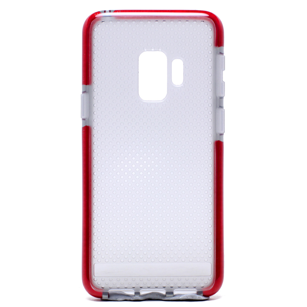 Galaxy S9+ (Plus) Mesh Armor Hybrid Case (Red)